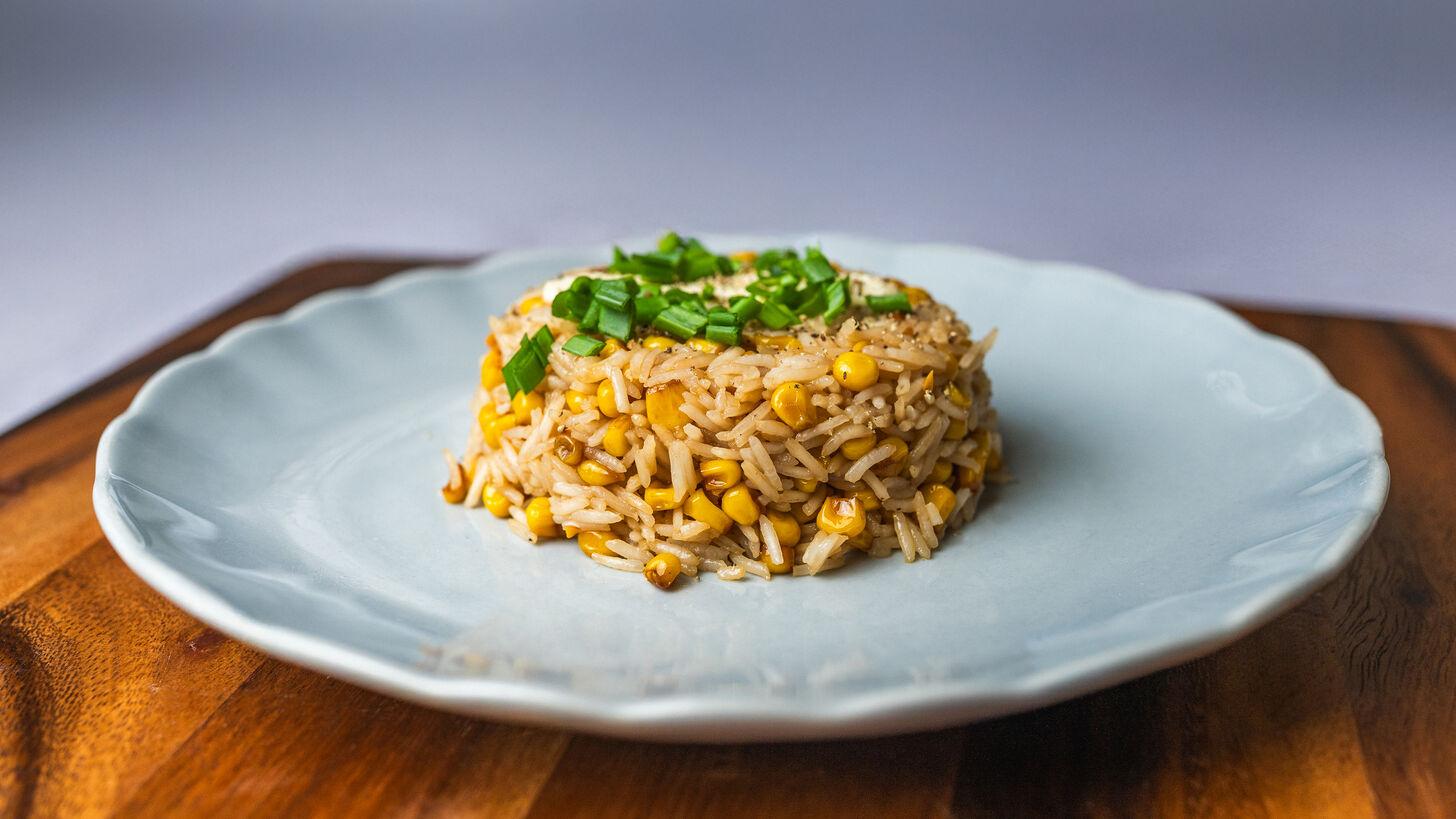 Ryż z kukurydzą i miso