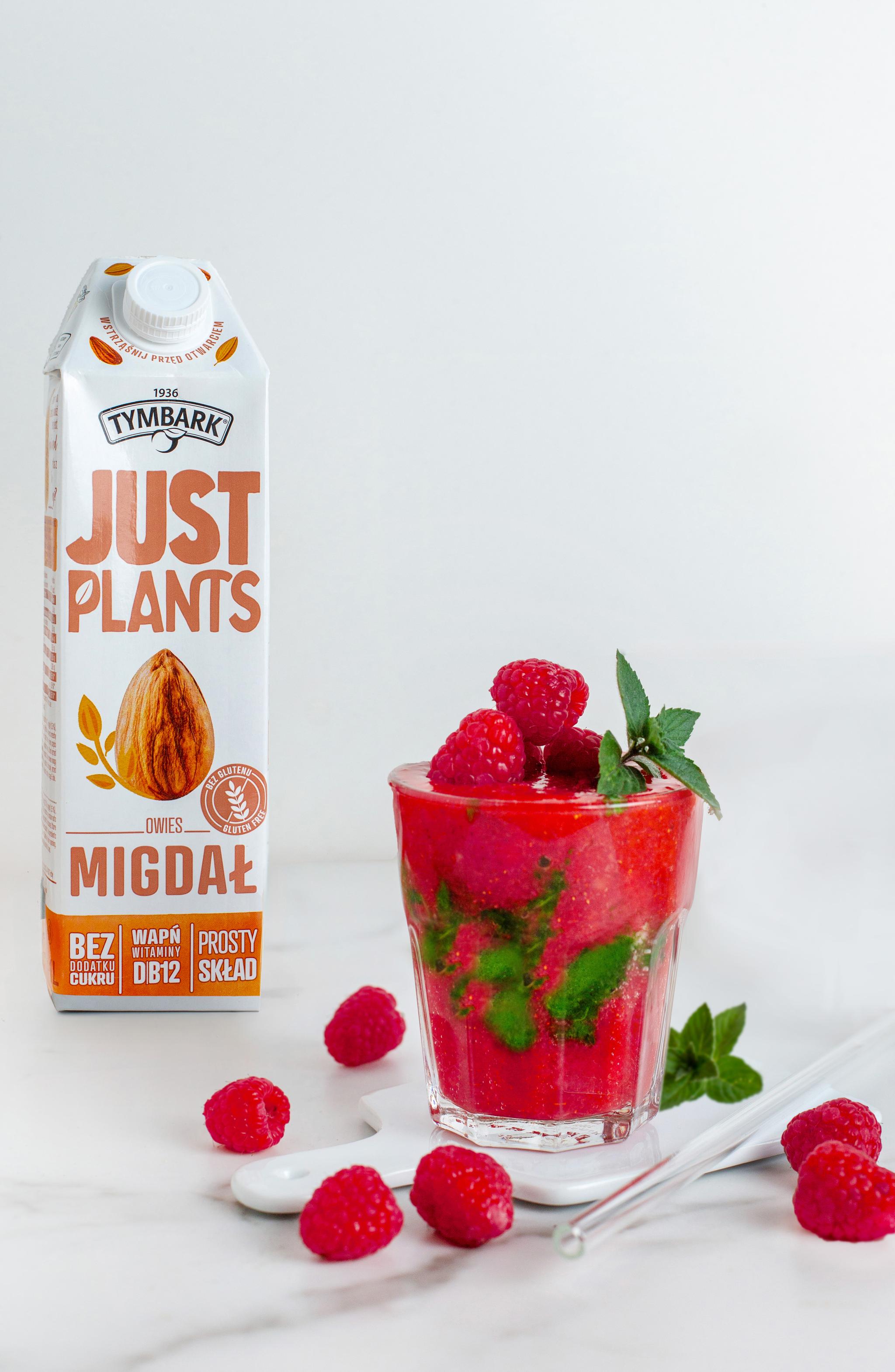 Smoothie malina-szpinak