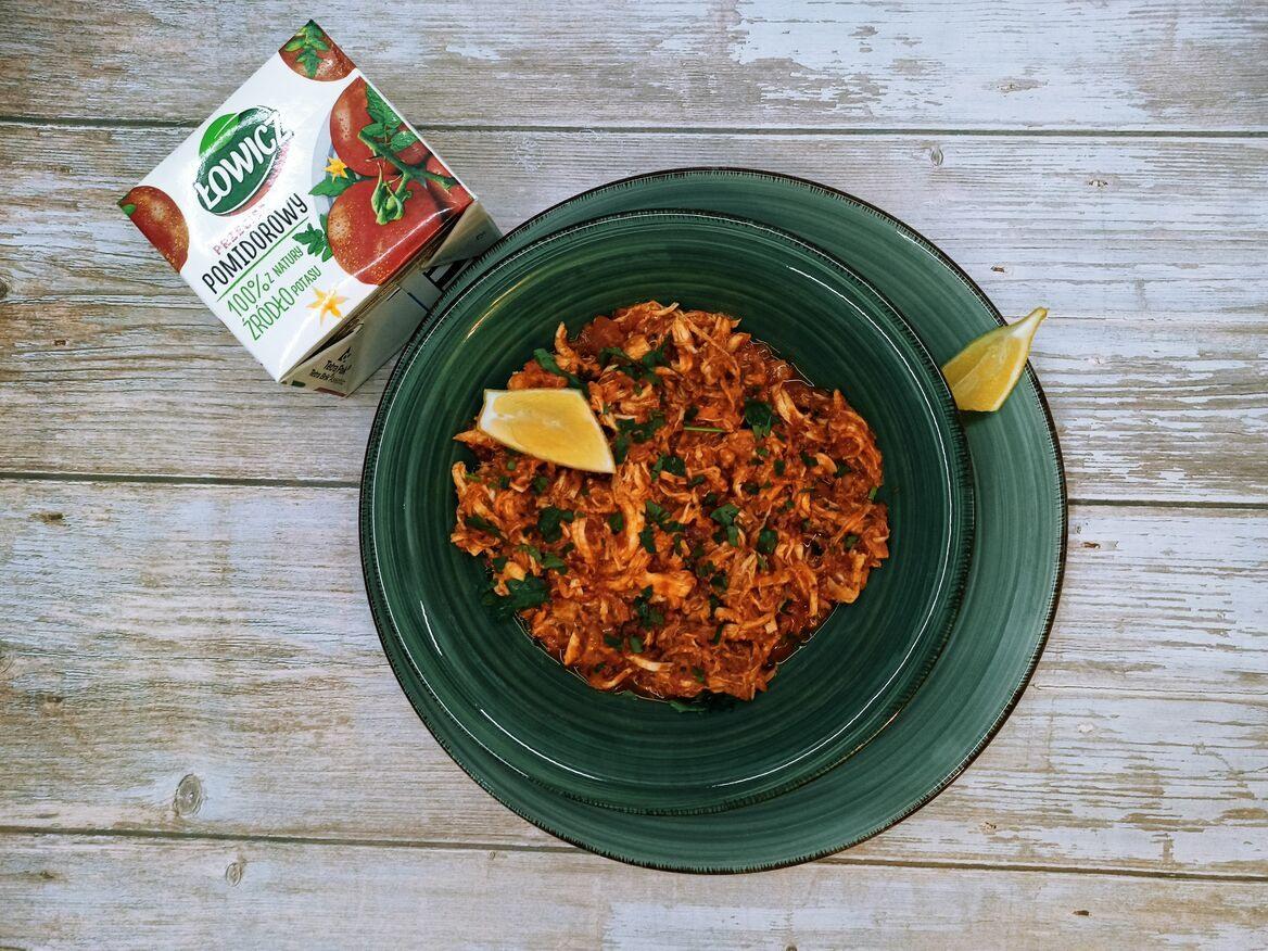 Tinga de pollo – kurczak po meksykańsku