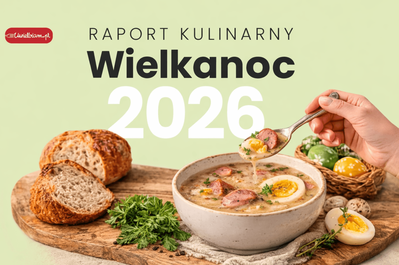 Jak wygląda wielkanocny stół w Polsce? Raport Uwielbiam.pl 2026