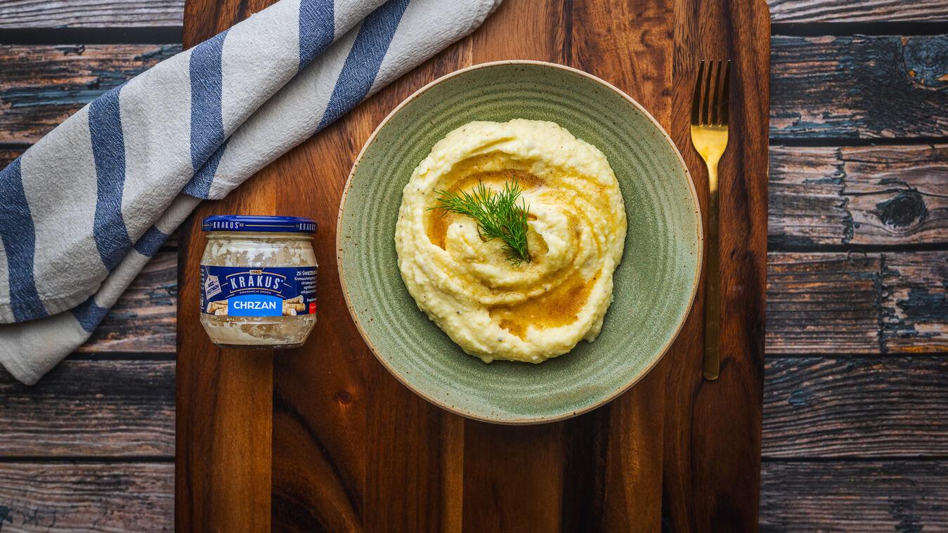 Chrzanowo-czosnkowe purée ziemniaczane