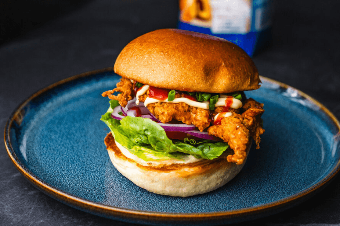 Burger z soft shell krabem