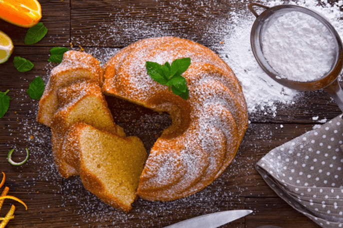 Puszysta babka majonezowo - cytrusowa