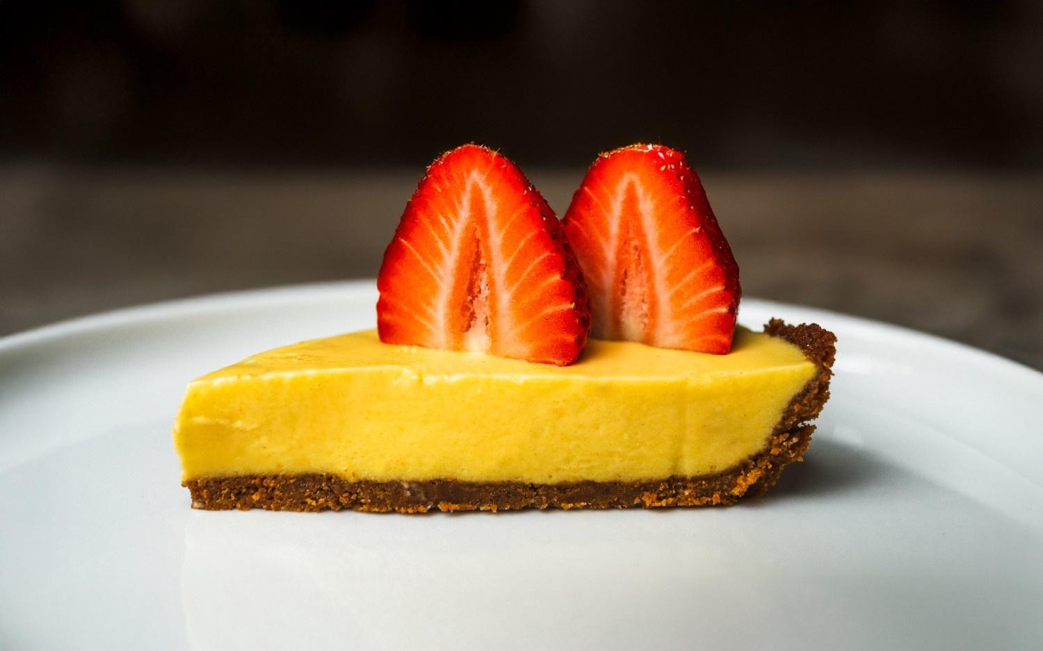 Słoneczna tarta mango