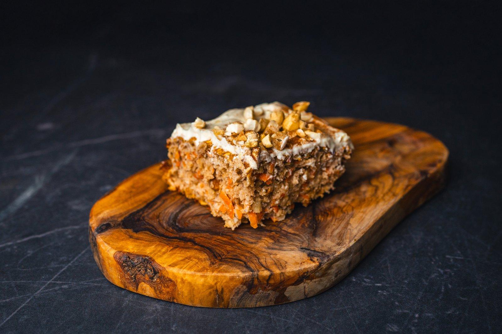 Pieczona owsianka a'la ciasto marchewkowe