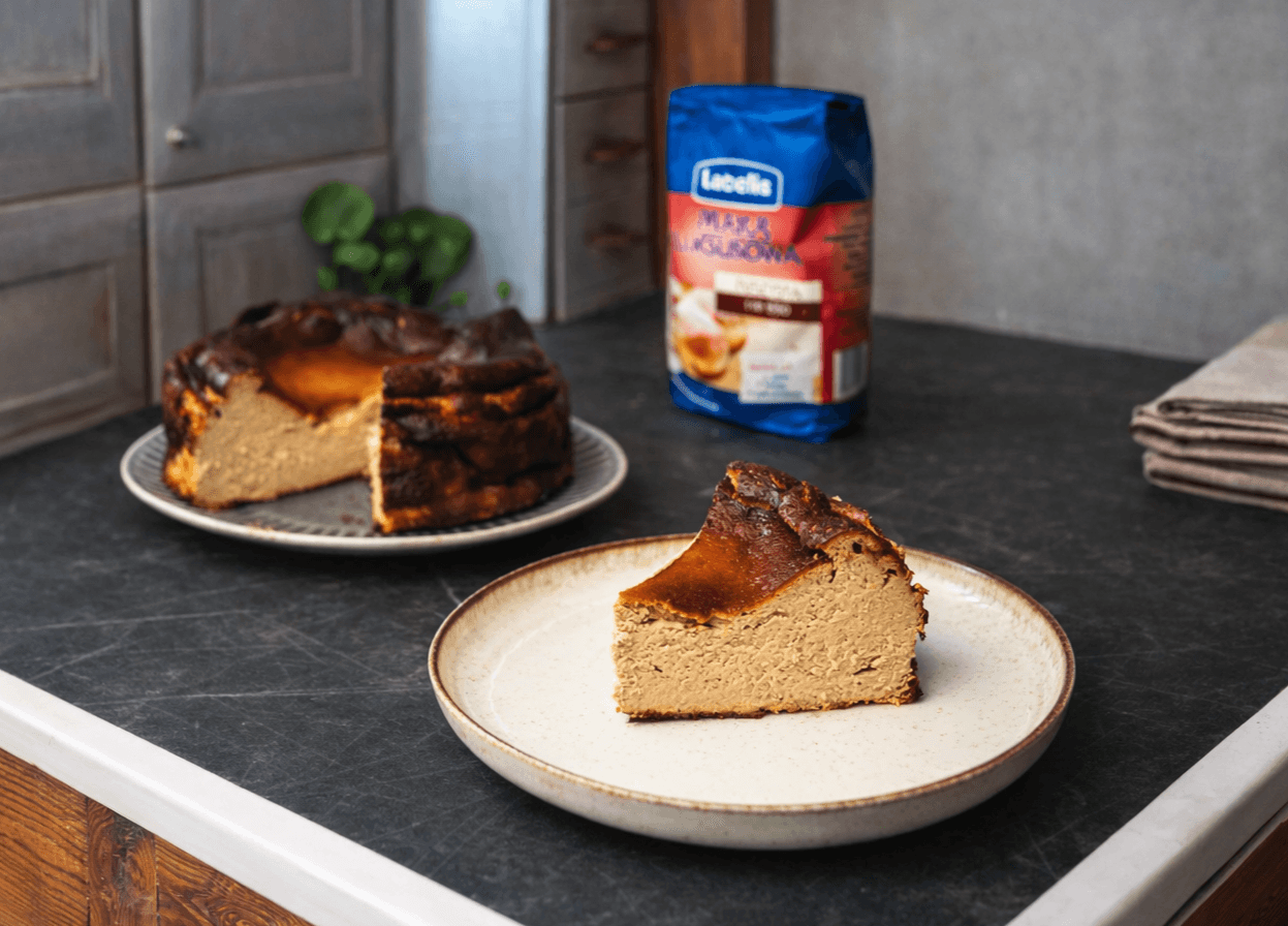 Baskijski sernik Earl Grey